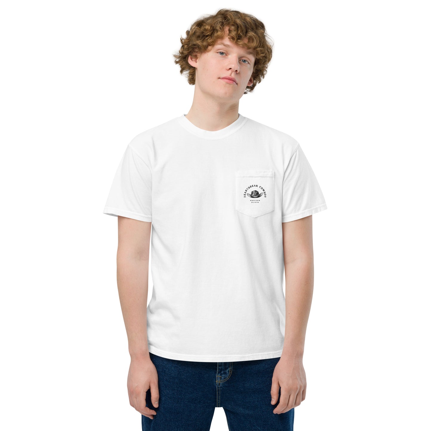 Heartbreak Cowboy Unisex Pocket T-Shirt