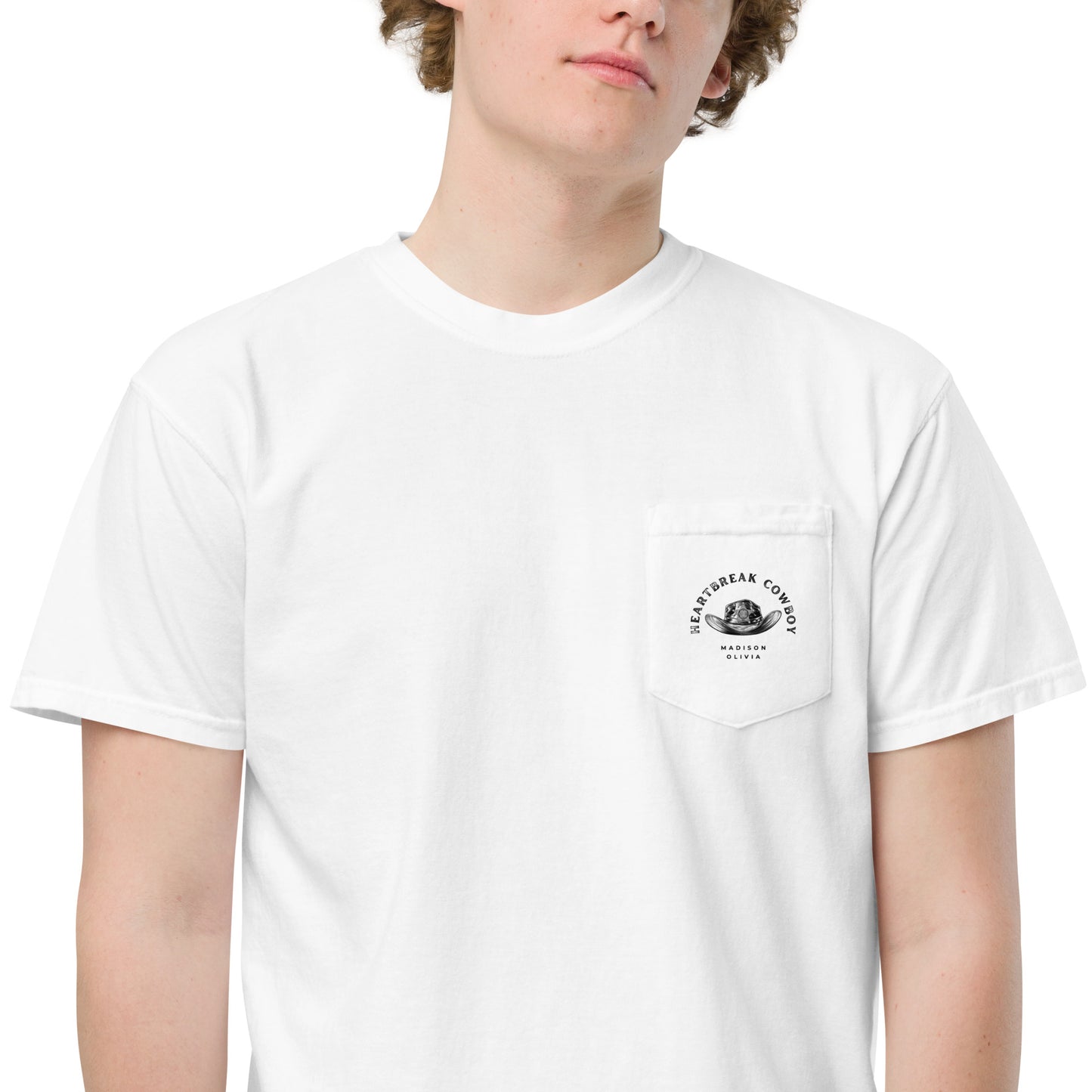 Heartbreak Cowboy Unisex Pocket T-Shirt