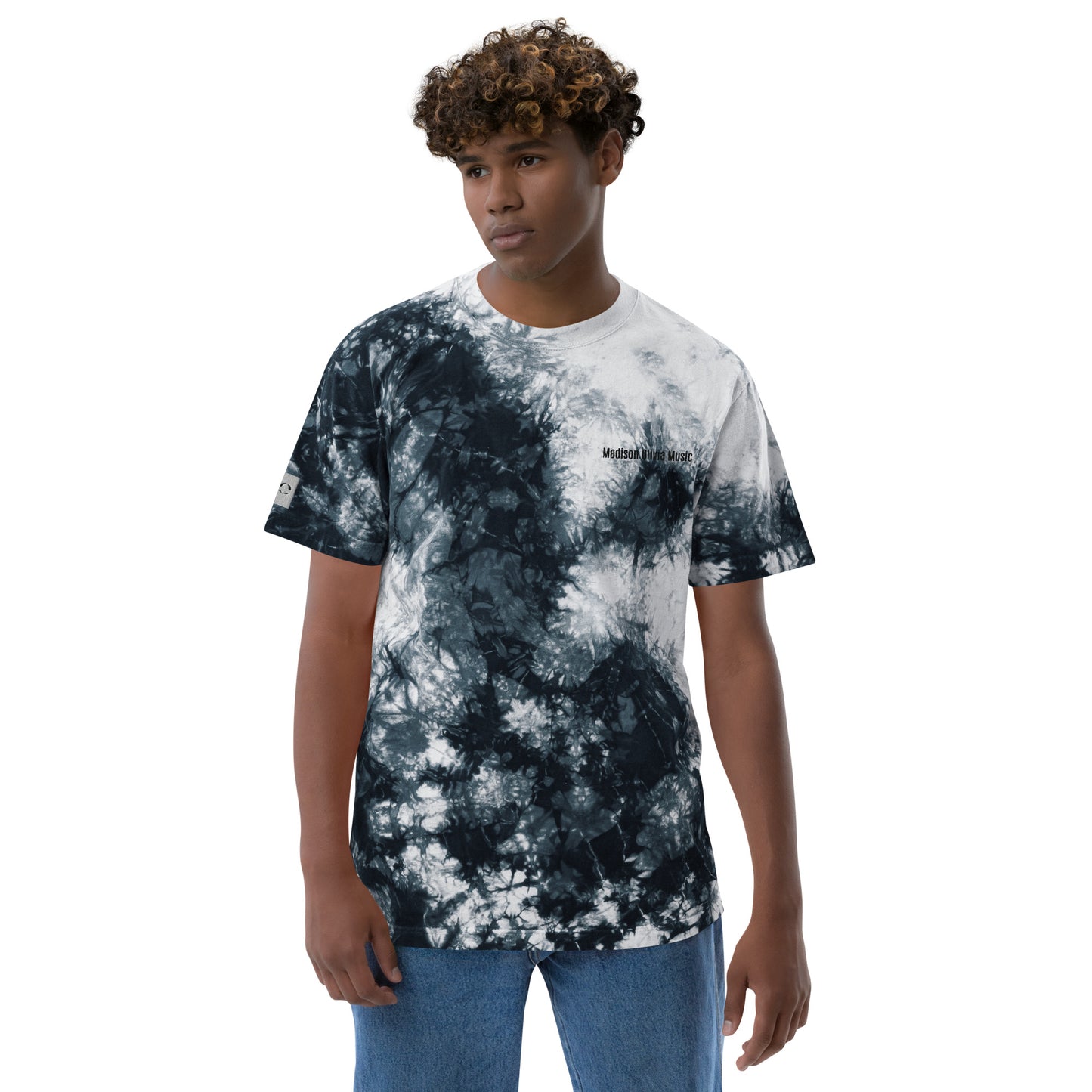 Madison Olivia Music Oversized tie-dye t-shirt