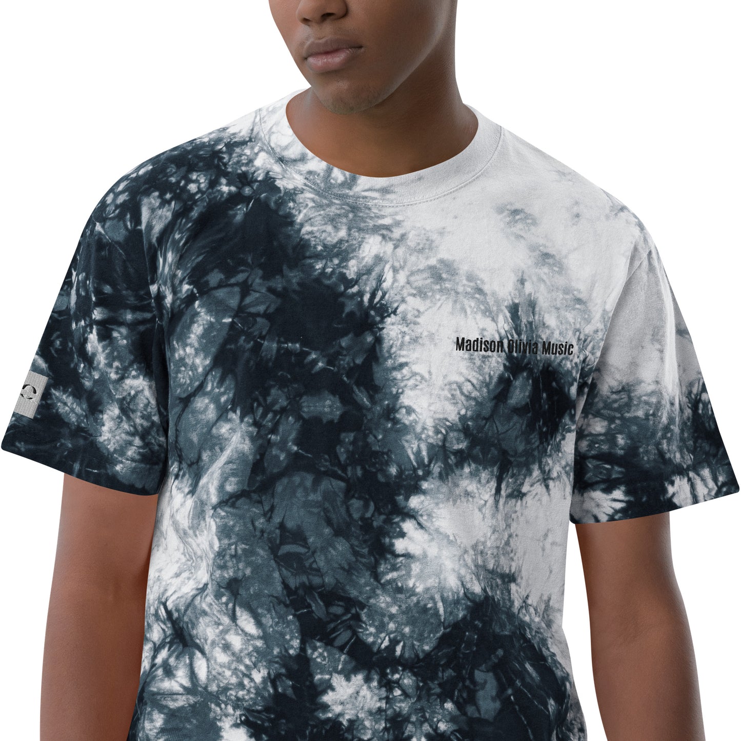 Madison Olivia Music Oversized tie-dye t-shirt